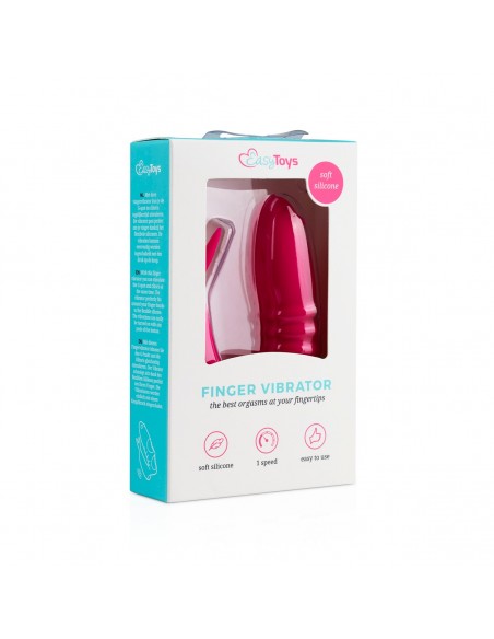 Finger Vibrator - Pink - Nakładki na palce - 6
