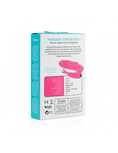 Finger Vibrator - Black - Nakładki na palce - 7