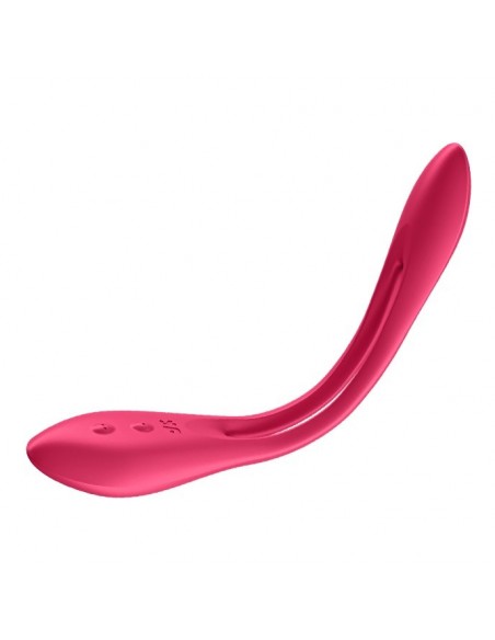 Elastic Joy multi vibrator (Red) - Stymulatory łechtaczki klasyczne - 7