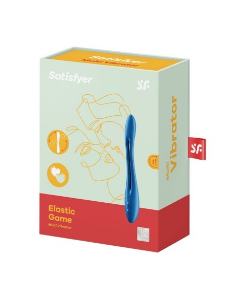 Elastic Game multi vibrator (Dark blue) - Stymulatory łechtaczki klasyczne - 1