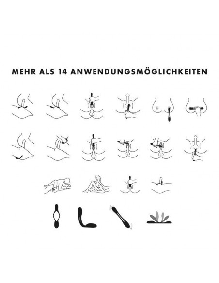 Elastic Game multi vibrator (Dark blue) - Stymulatory łechtaczki klasyczne - 4