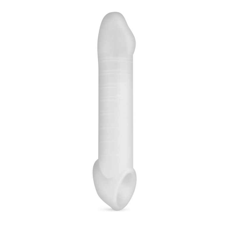 Rękawek Powiększający Penis Boners Supporting +5 cm, TPE, długość 25,5 cm, średnica wewnętrzna 3,5 cm - 1
