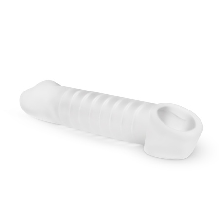 Rękawek Powiększający Penis Boners Supporting +5 cm, TPE, długość 25,5 cm, średnica wewnętrzna 3,5 cm - 3