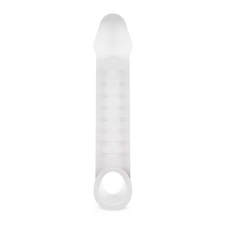 Rękawek Powiększający Penis Boners Supporting +5 cm, TPE, długość 25,5 cm, średnica wewnętrzna 3,5 cm - 5