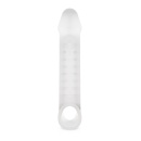 Rękawek Powiększający Penis Boners Supporting +5 cm, TPE, długość 25,5 cm, średnica wewnętrzna 3,5 cm - 5
