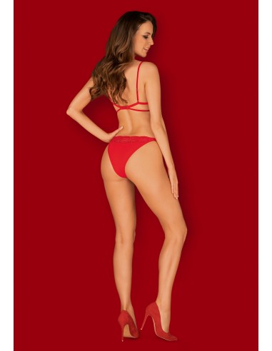 Diyosa komplet 2-częściowy czerwony M/L - Komplety bielizny erotycznej - 4
