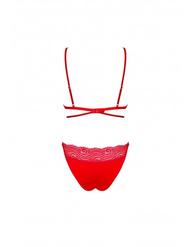Diyosa komplet 2-częściowy czerwony M/L - Komplety bielizny erotycznej - 6