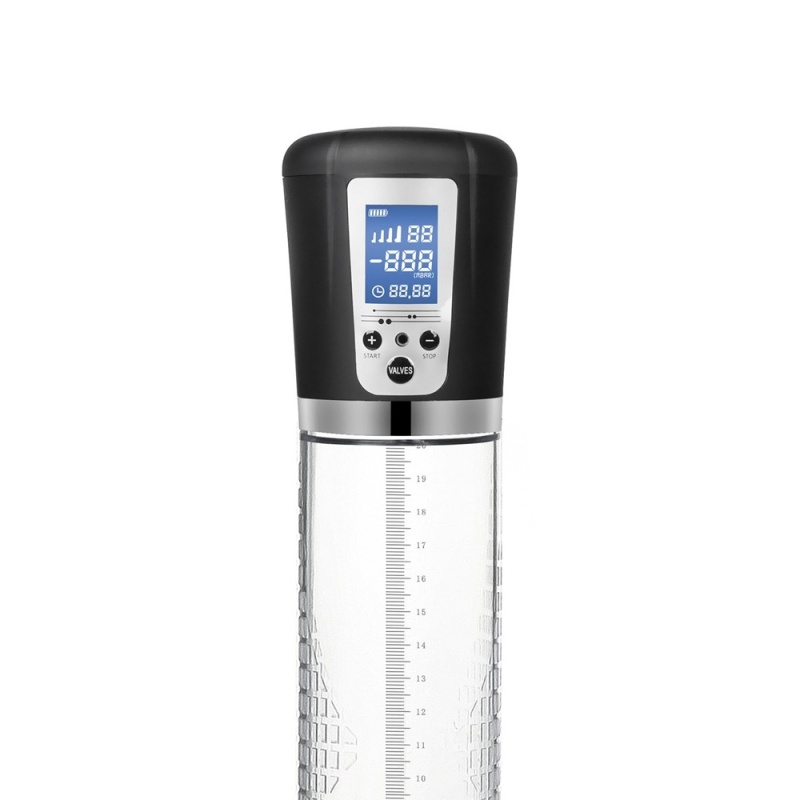 Pompka próżniowa automatyczna Powerpump USB - 4-stopniowa regulacja podciśnienia -50…-350 mbar, wyświetlacz LED, skala 0-20 - 3