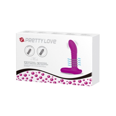 Masażer prostaty Spiral Rotating z rotacją i wibracjami - 15,9 cm - 1 2