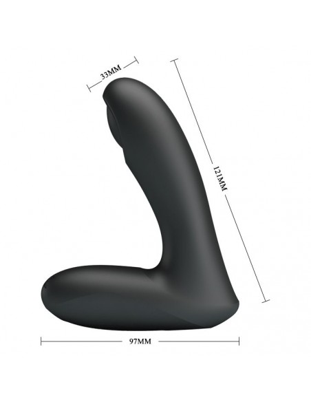 Stymulator Prostaty z Pulsacjami i Pilotem Archenemy USB Czarny - Masażery i stymulatory prostaty - 7