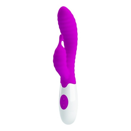 Wibrator HYMAN z 30 funkcjami wibracji i zakrzywioną głowicą, 20 cm - 8