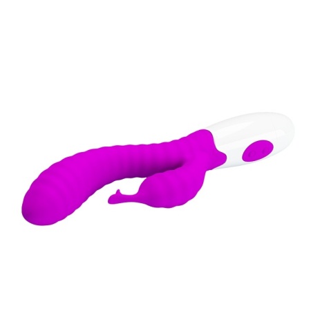 Wibrator HYMAN z 30 funkcjami wibracji i zakrzywioną głowicą, 20 cm - 10