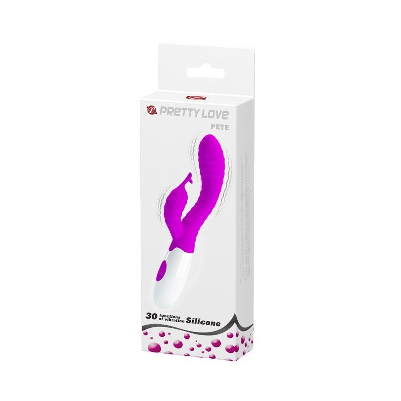 Wibrator HYMAN z 30 funkcjami wibracji i zakrzywioną głowicą, 20 cm - 14