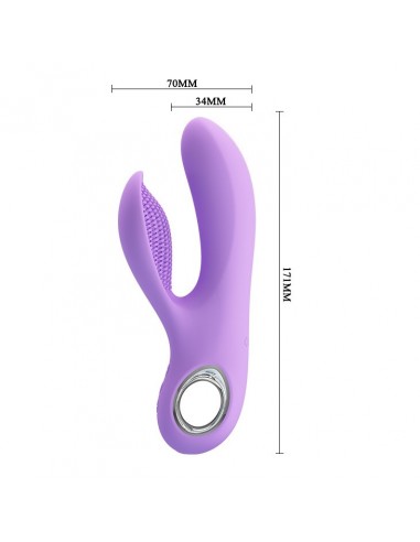 Słodki Wibrator Króliczek CANROL 7 Funkcji Wibracji 5 Poziomów Prędkości - Wibratory Króliczki - 15