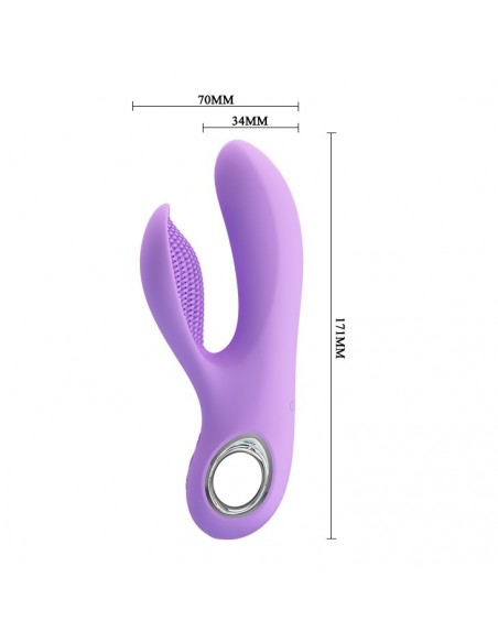 Słodki Wibrator Króliczek CANROL 7 Funkcji Wibracji 5 Poziomów Prędkości - Wibratory Króliczki - 15