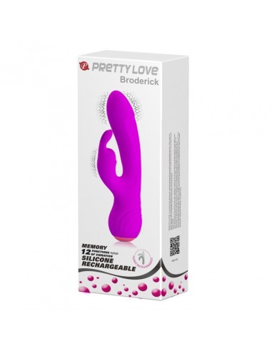 Stylowy Wibrator Króliczek BRODERICK 12 Funkcji - Wibratory Króliczki - 16