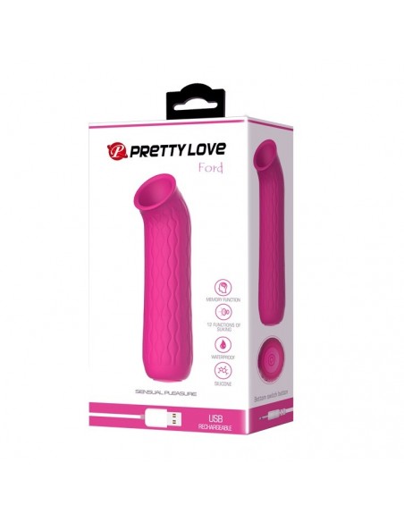 Masażer Łechtaczki Bezdotykowy 12 Trybów Ssania FORD - Wibratory Bezdotykowe - 14