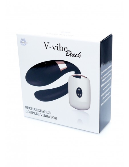 Stymulator dla Kobiet i Par V-Vibe z Pilotem Bezprzewodowym 7 Funkcji Wibracji - WIBRATORY DLA PAR - 25