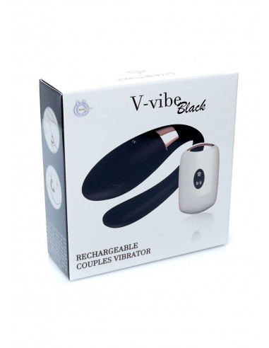 Stymulator dla Kobiet i Par V-Vibe z Pilotem Bezprzewodowym 7 Funkcji Wibracji - WIBRATORY DLA PAR - 26
