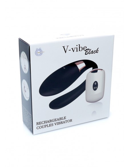 Stymulator dla Kobiet i Par V-Vibe z Pilotem Bezprzewodowym 7 Funkcji Wibracji - WIBRATORY DLA PAR - 26