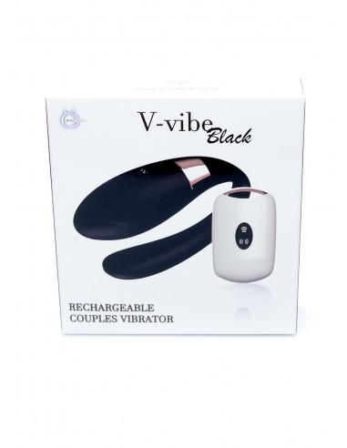 Stymulator dla Kobiet i Par V-Vibe z Pilotem Bezprzewodowym 7 Funkcji Wibracji - WIBRATORY DLA PAR - 27