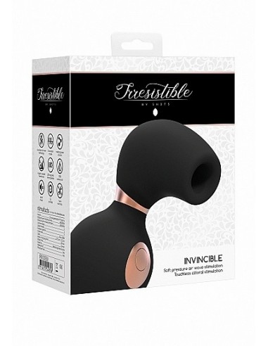 Masażer Łechtaczki Invincible - Mocny, Piękny, Bezdotykowy - Wibratory Bezdotykowe - 16