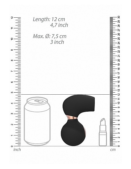 Masażer Łechtaczki Invincible - Mocny, Piękny, Bezdotykowy - Wibratory Bezdotykowe - 17