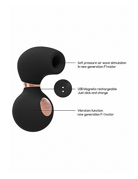 Masażer Łechtaczki Invincible - Mocny, Piękny, Bezdotykowy - Wibratory Bezdotykowe - 24