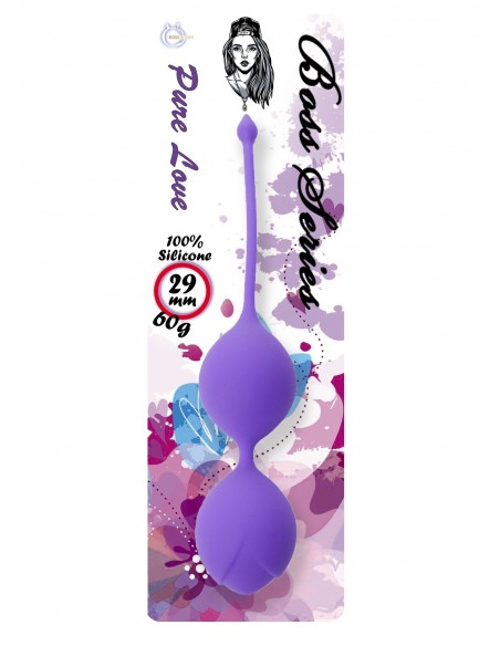 Kulki Gejszy - Trening Mięśni Kegla - 29 mm 60 g - Kulki Gejszy Podwójne i Pojedyncze - 6