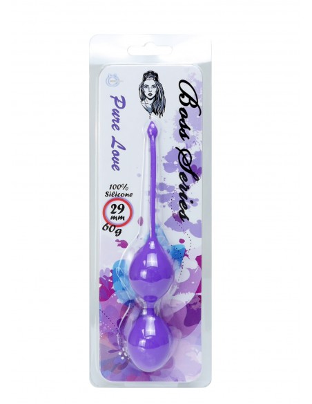 Kulki Gejszy - Trening Mięśni Kegla - 29 mm 60 g - Kulki Gejszy Podwójne i Pojedyncze - 7