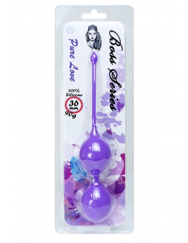 Kulki Gejszy - Trening Mięśni Kegla - 36 mm 90 g - Kulki Gejszy Podwójne i Pojedyncze - 9