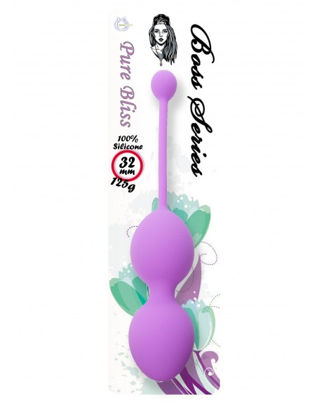 Kulki Gejszy - Trening Mięśni Kegla - 32 mm 125 g - Kulki Gejszy Podwójne i Pojedyncze - 5