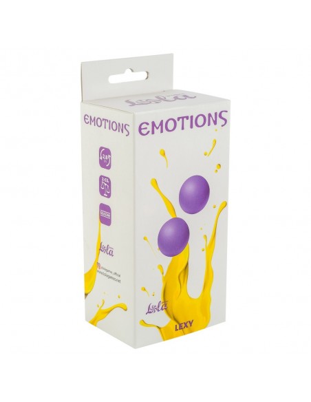 Kulki Gejszy do Ćwiczeń Mięśni Kegla - Emotions Lexy - Średnie - Kulki Gejszy Podwójne i Pojedyncze - 2