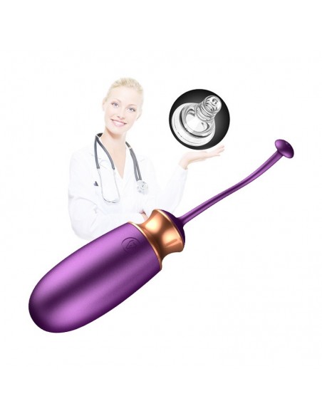 Jajeczko na Pilota z Grzaniem, Sterowaniem Głosowym i 10 Trybów Wibracji - Kulki Gejszy i Jajeczka Wibrujące - 30