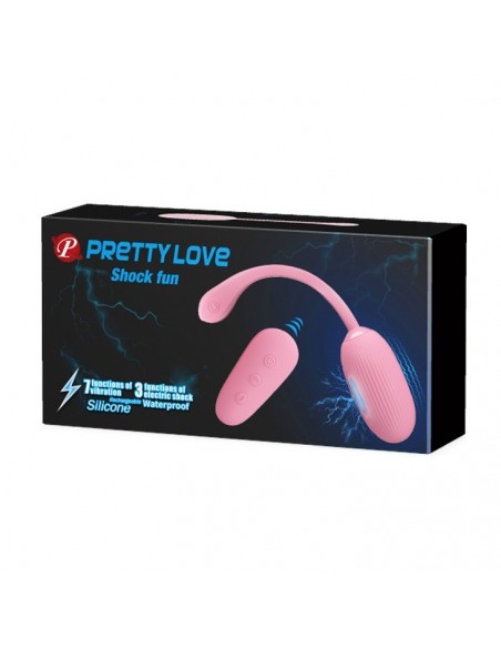 Bezprzewodowe Jajeczko Wibrujące z Elektrowstrząsami na Pilota Shock Fun Egg - Kulki Gejszy i Jajeczka Wibrujące - 11