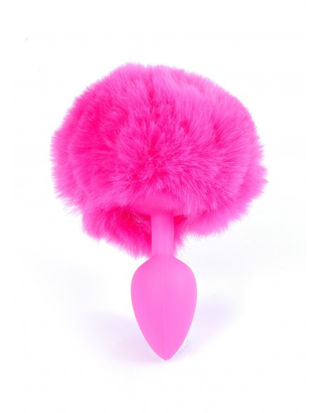 Silikonowy Korek Analny z Ogonem Króliczka Bunny Tail - Korki analne z ogonkiem - 10
