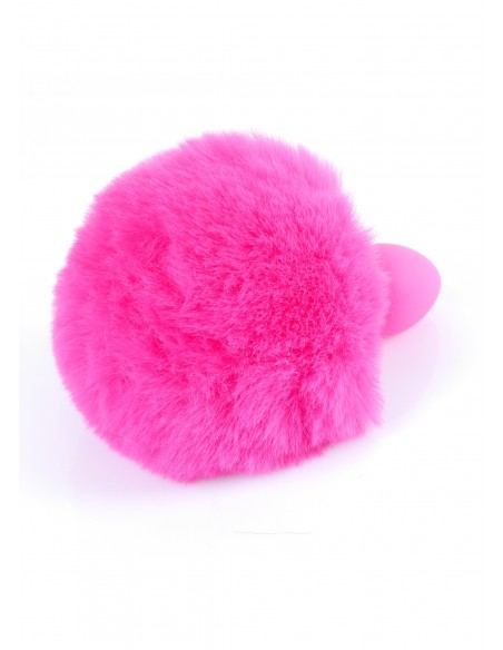 Silikonowy Korek Analny z Ogonem Króliczka Bunny Tail - Korki analne z ogonkiem - 12
