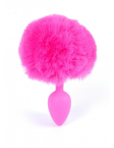Silikonowy Korek Analny z Ogonem Króliczka Bunny Tail - Korki analne z ogonkiem - 13