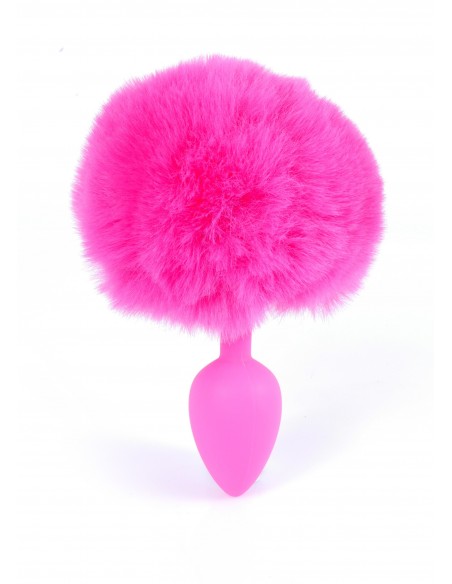 Silikonowy Korek Analny z Ogonem Króliczka Bunny Tail - Korki analne z ogonkiem - 13