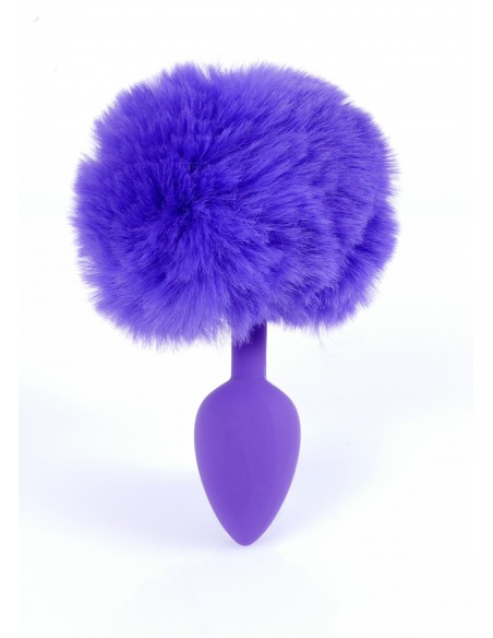 Silikonowy Korek Analny z Ogonem Króliczka Bunny Tail - Korki analne z ogonkiem - 17