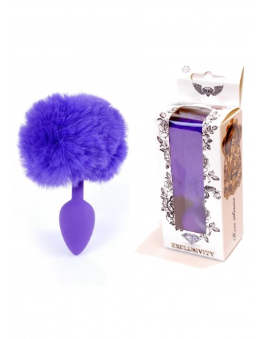 Silikonowy Korek Analny z Ogonem Króliczka Bunny Tail - Korki analne z ogonkiem - 18