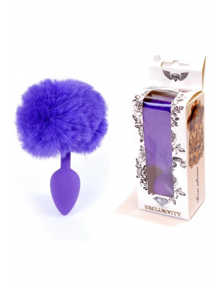 Silikonowy Korek Analny z Ogonem Króliczka Bunny Tail - Korki analne z ogonkiem - 18