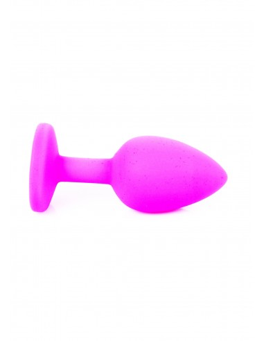 Mały Silikonowy Korek Analny  z Diamentem - Exclusivity - Korki analne silikonowe - 20