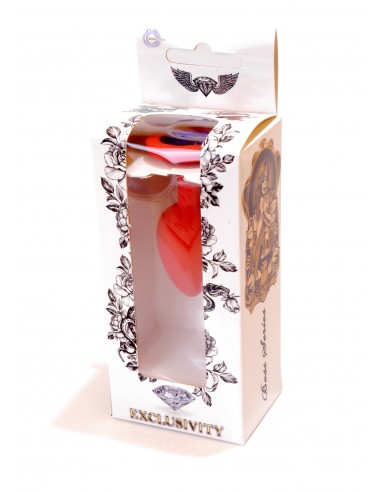 Mały Silikonowy Korek Analny  z Diamentem - Exclusivity - Korki analne silikonowe - 30