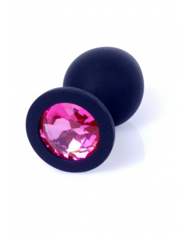 Silikonowy Korek Analny  z Diamentem - Exclusivity - Korki analne silikonowe - 9