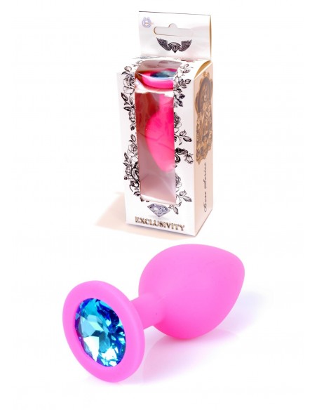 Silikonowy Korek Analny  z Diamentem - Exclusivity - Korki analne silikonowe - 18