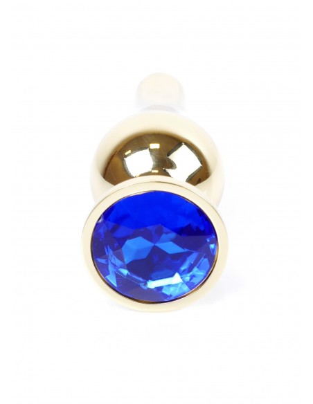 Stalowy Korek Analny z Granatowym Diamentem Exclusivity - Korki analne stalowe - 15