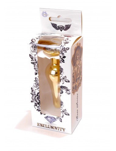 Stalowy Korek Analny z Kryształem Exclusivity - Korki analne stalowe - 16