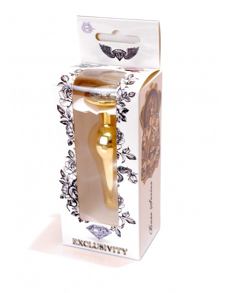 Stalowy Korek Analny z Kryształem Exclusivity - Korki analne stalowe - 16