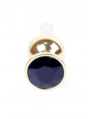 Stalowy Korek Analny z Czarnym Diamentem Exclusivity - Korki analne stalowe - 12